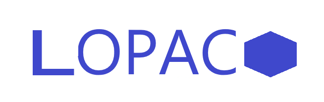 Lopac library management system logo